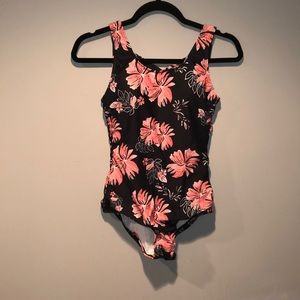 Juniors S Floral Bathing Suit